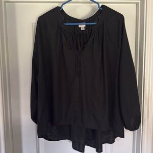 A New Day brand size XL black women’s blouse